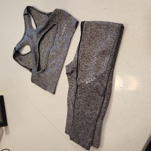 KORA (now ACTA) sports bra and leggings. Matching set.